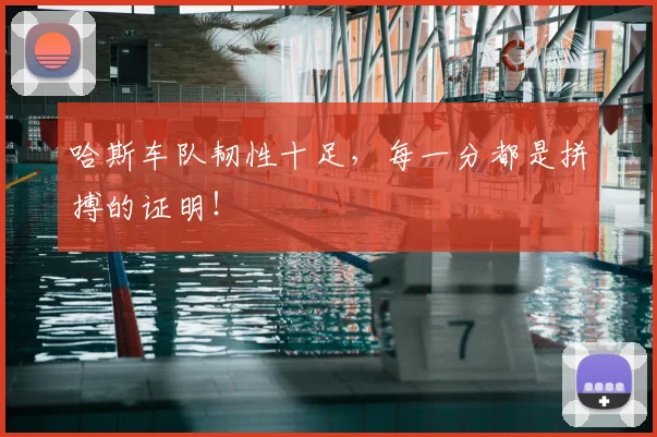 哈斯车队韧性十足，每一分都是拼搏的证明！