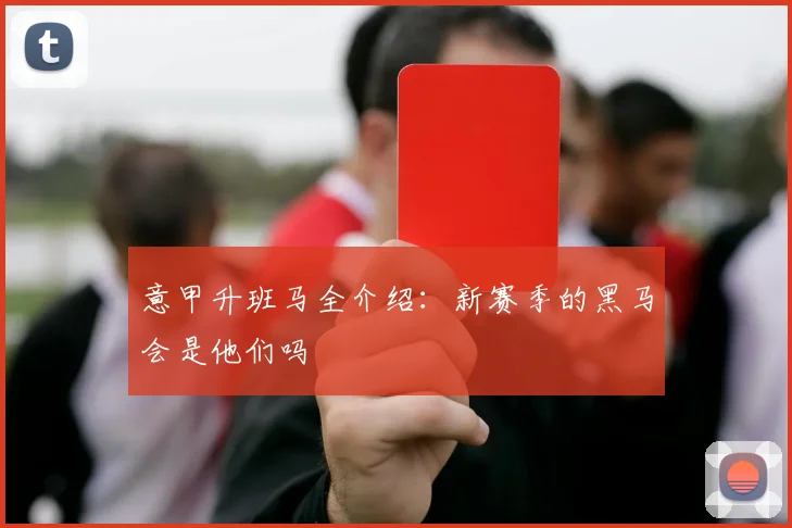 意甲升班马全介绍:新赛季的黑马会是他们吗